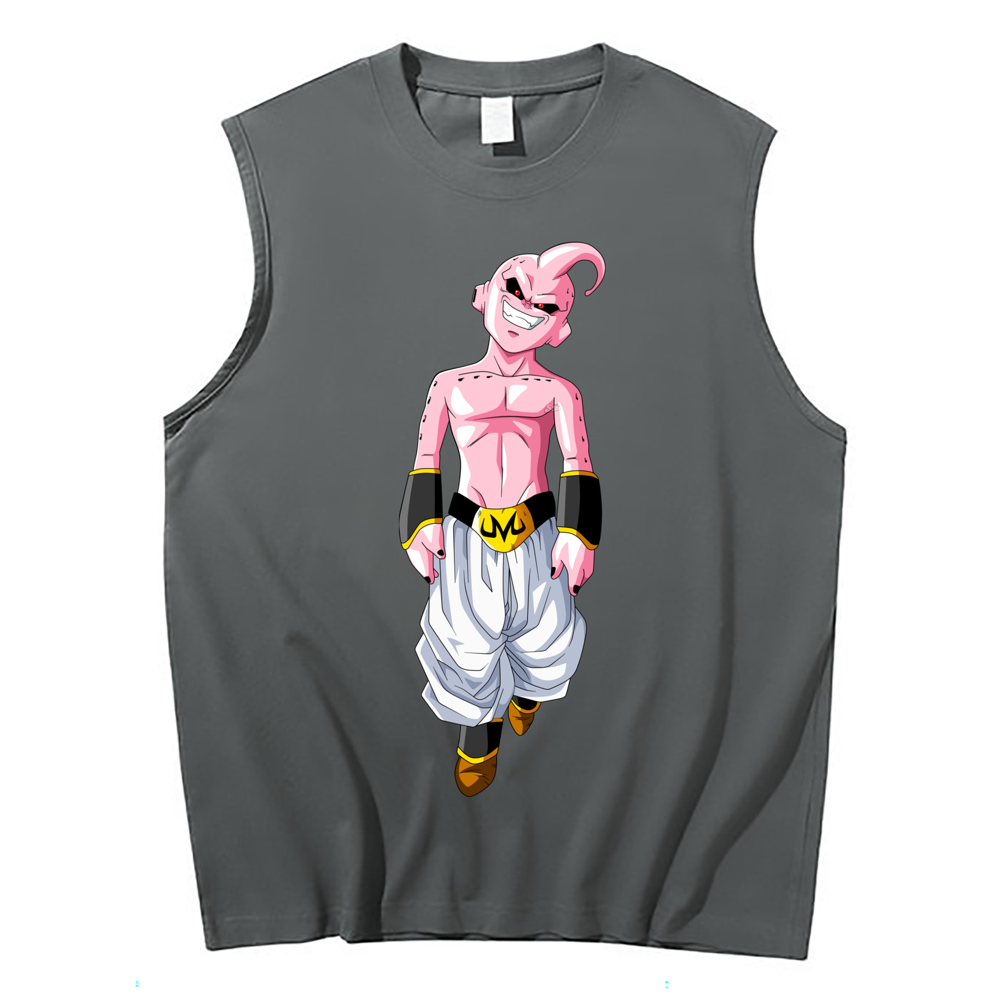 （画像用） ドラゴンボール 魔人ブウ DRAGON BALL Majin Buu コットン100％タンクトップ（フロントプリント）